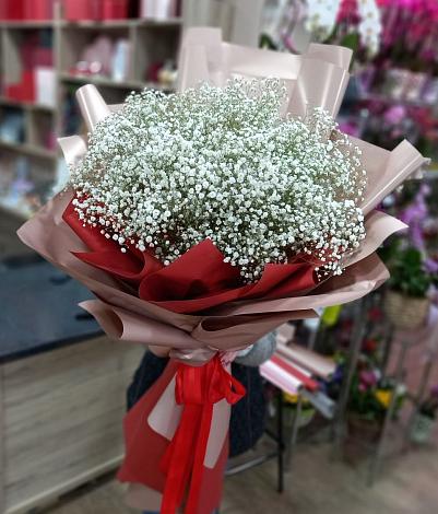 Букет цветов из: Гипсофила в Старокучергановке