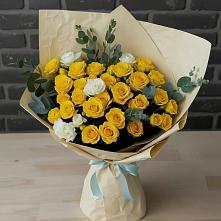 Букет цветов из:  Розы #REPLACE_PRED# Старокучергановке