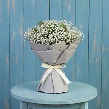 Букет цветов из:  Гипсофила в Старокучергановке