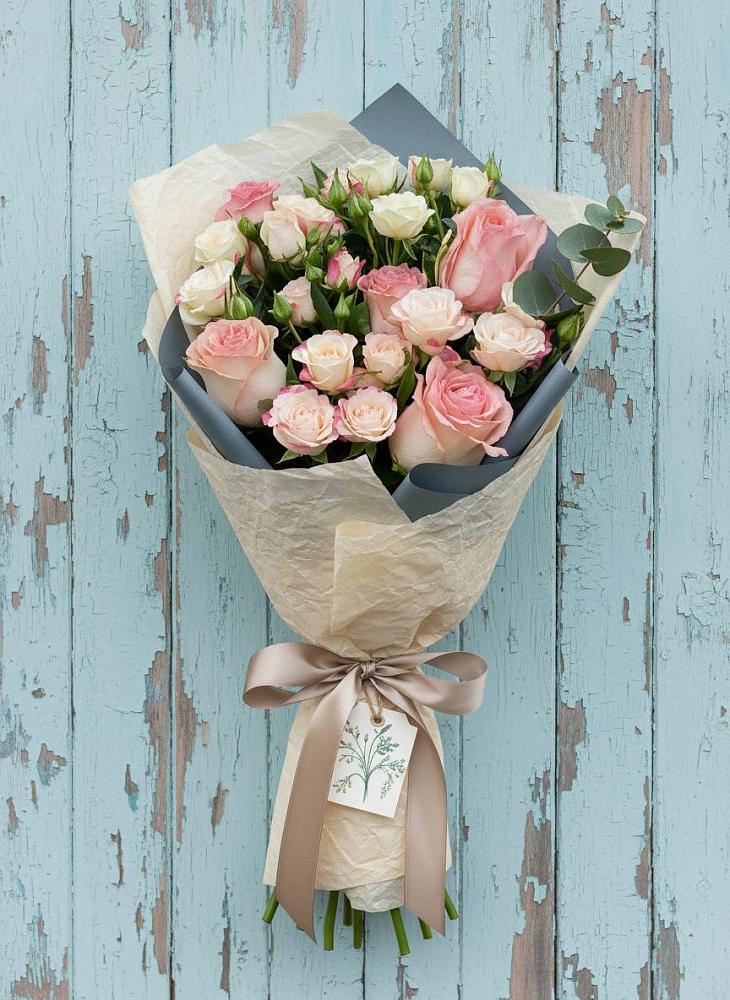 Букет цветов из: Розы в Старокучергановке