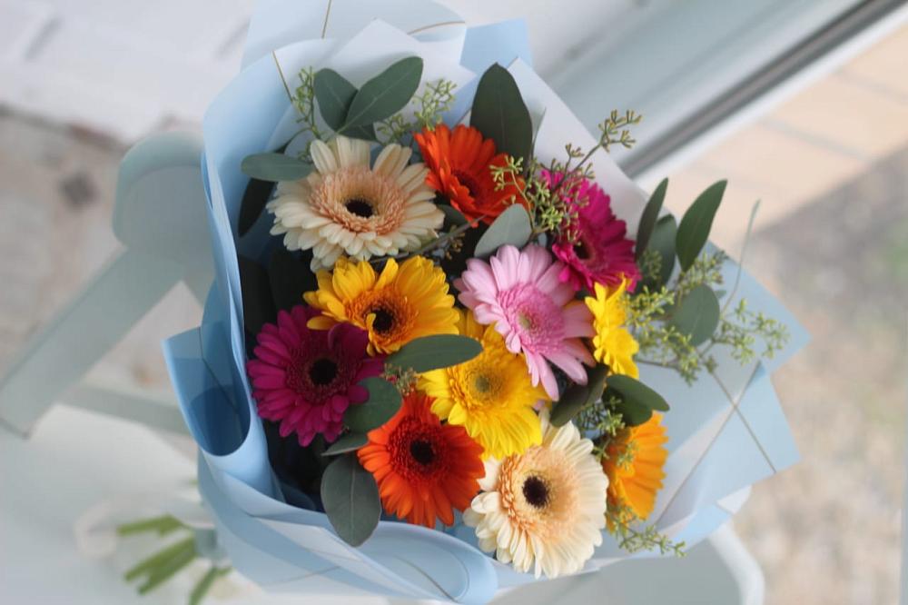 Букет цветов из: Герберы в Старокучергановке