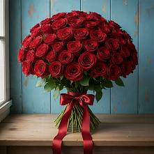 Букет Красные розы Блэк Меджик в Старокучергановке