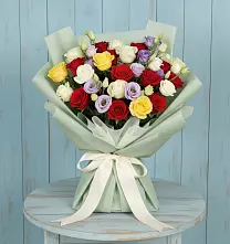 Букет цветов из:  Розы #REPLACE_PRED# Старокучергановке