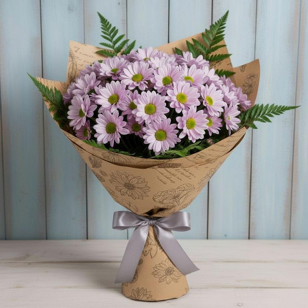Букет цветов из: Хризантемы в Старокучергановке