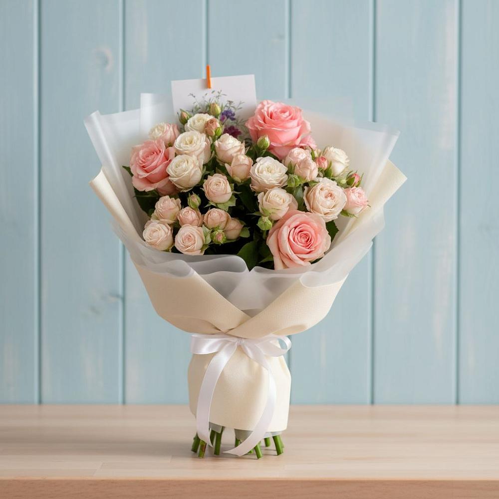 Букет цветов из: Розы в Старокучергановке