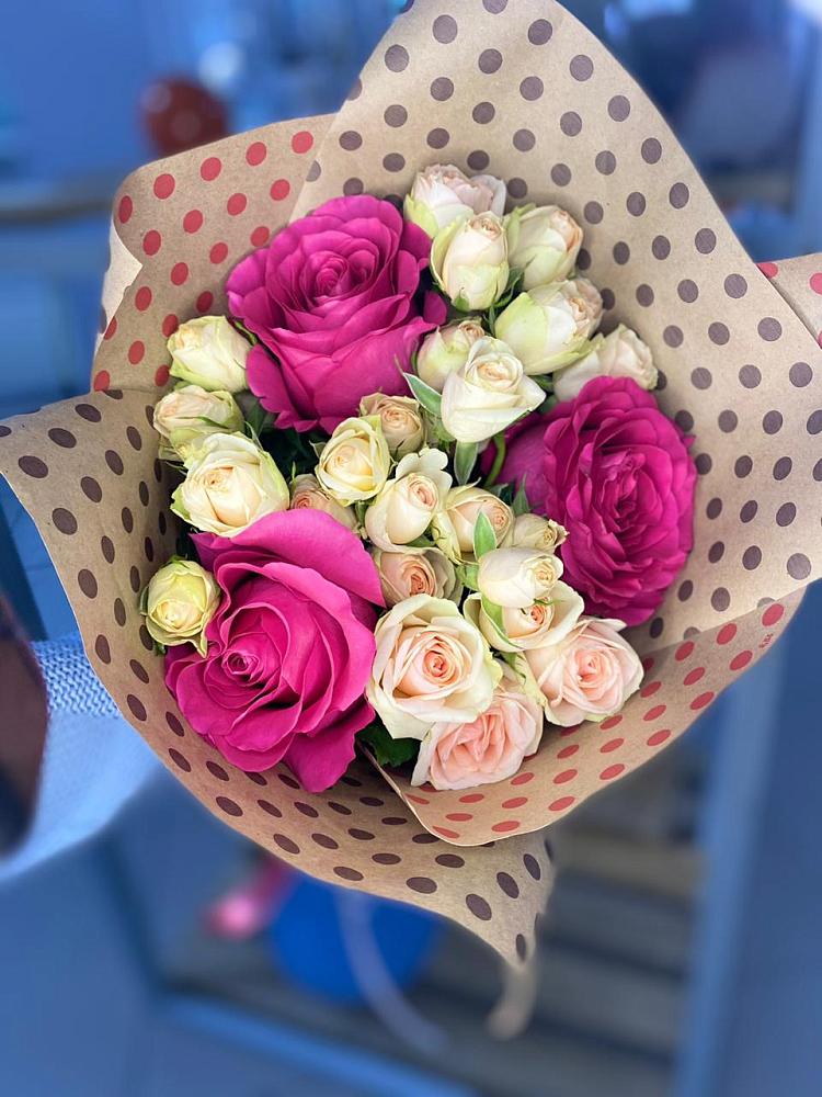 Букет цветов из: Розы в Старокучергановке