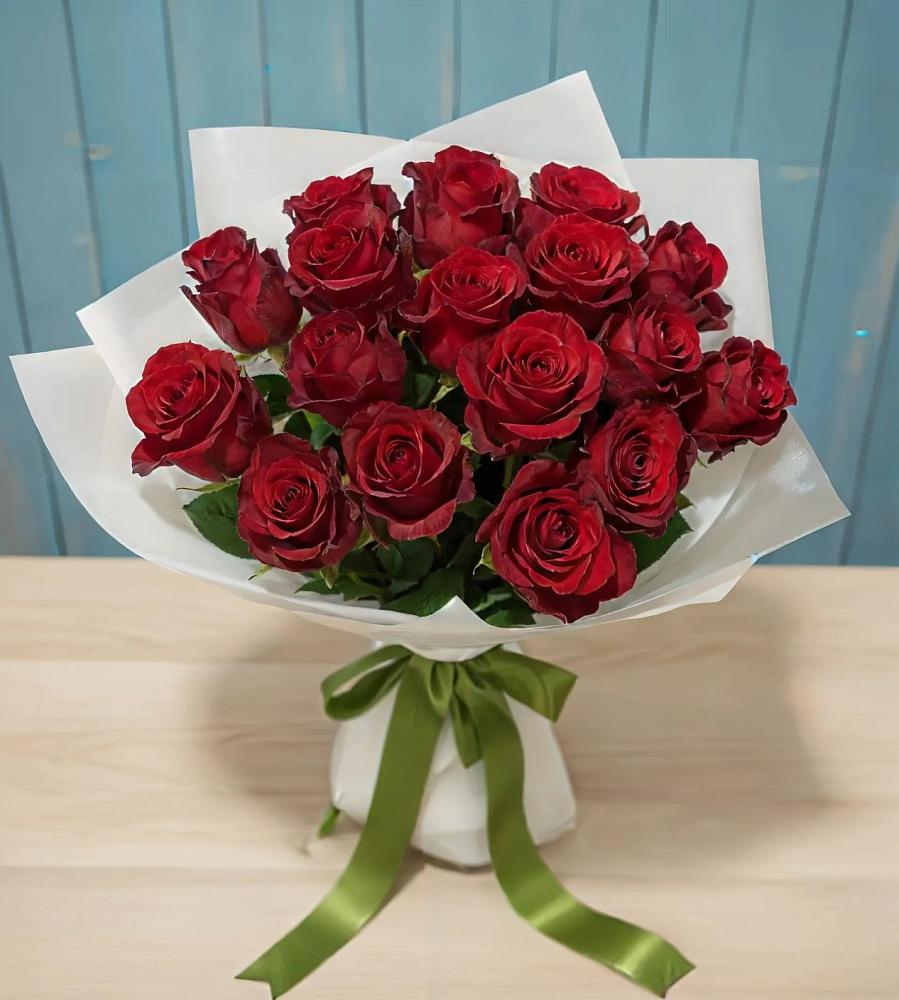 Букет Красные розы в Старокучергановке