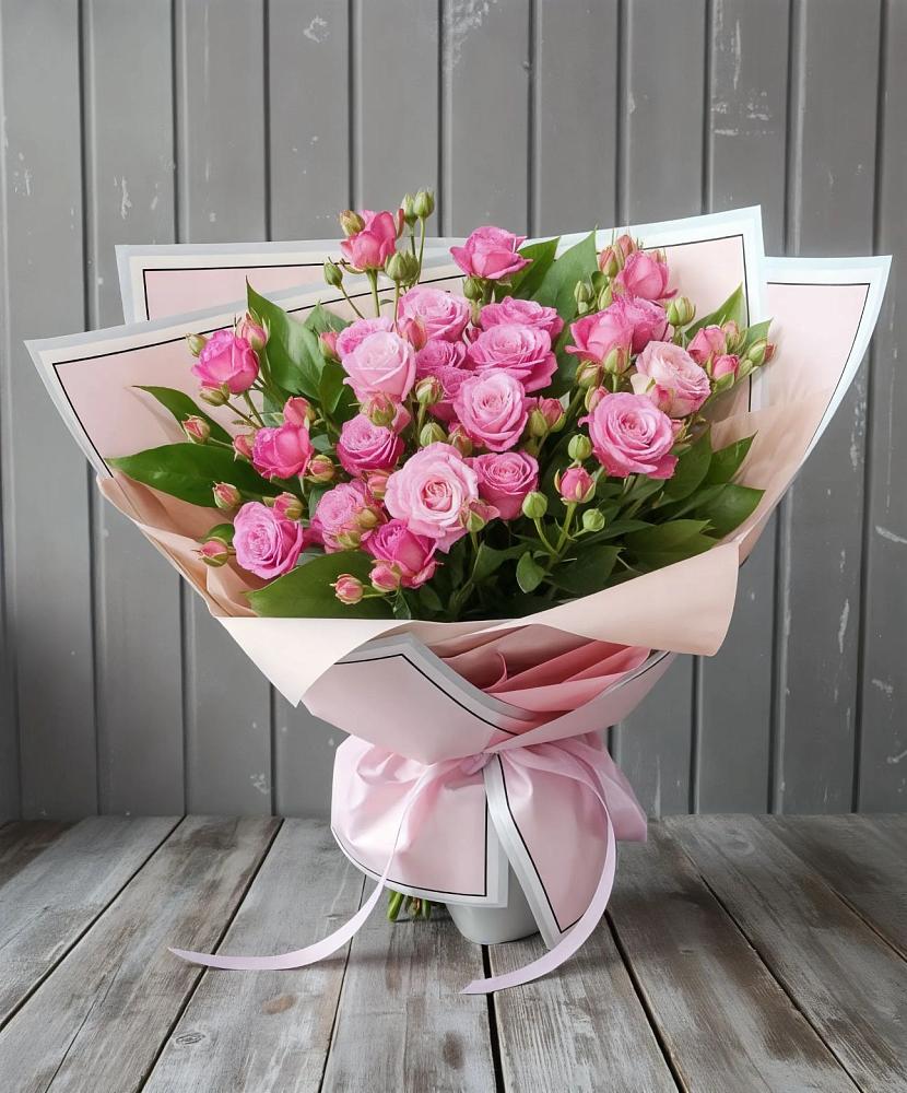 Букет Розовый кустик в Старокучергановке