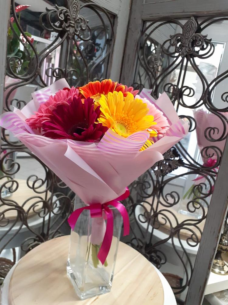 Букет цветов из: Герберы в Старокучергановке