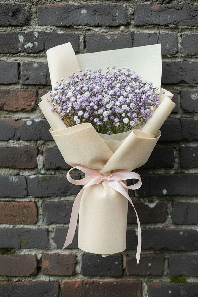 Букет цветов из: Гипсофила в Старокучергановке