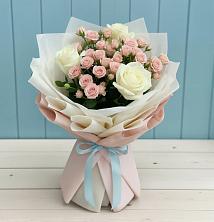 Букет цветов из:  Розы в Старокучергановке