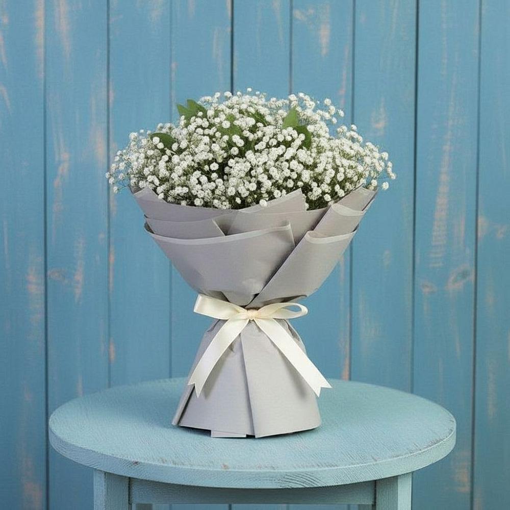 Букет цветов из: Гипсофила в Старокучергановке