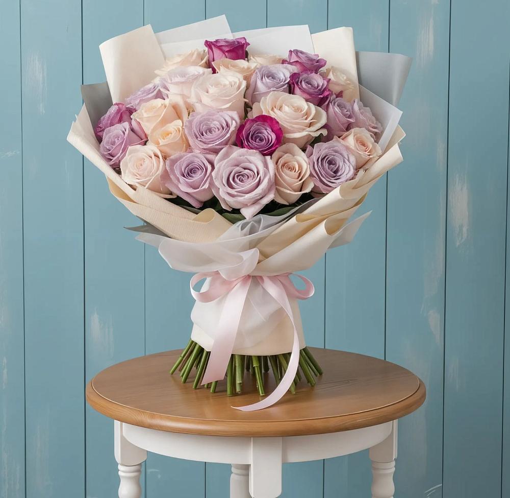 Букет цветов из: Розы в Старокучергановке