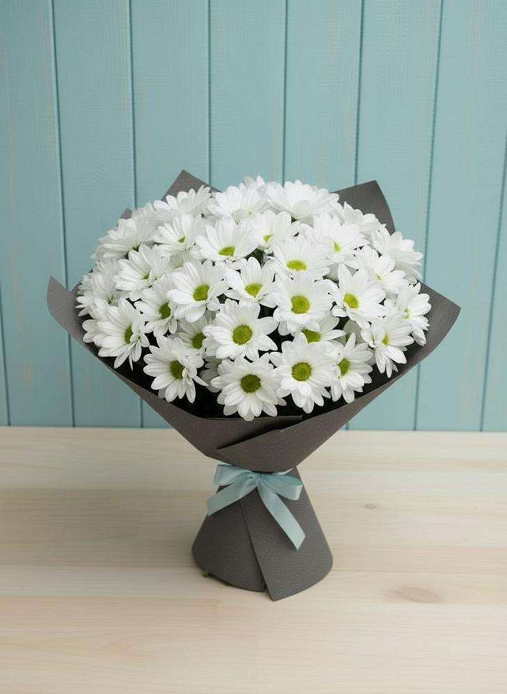 Букет цветов из: Хризантемы в Старокучергановке