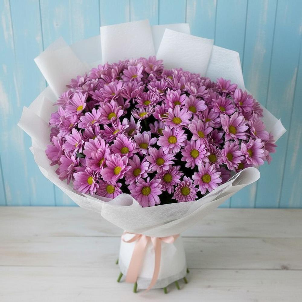 Букет цветов из: Хризантемы в Старокучергановке