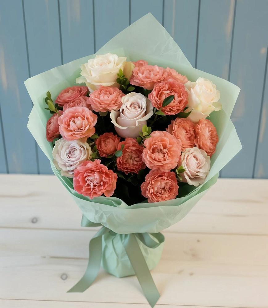 Букет цветов из: Розы в Старокучергановке