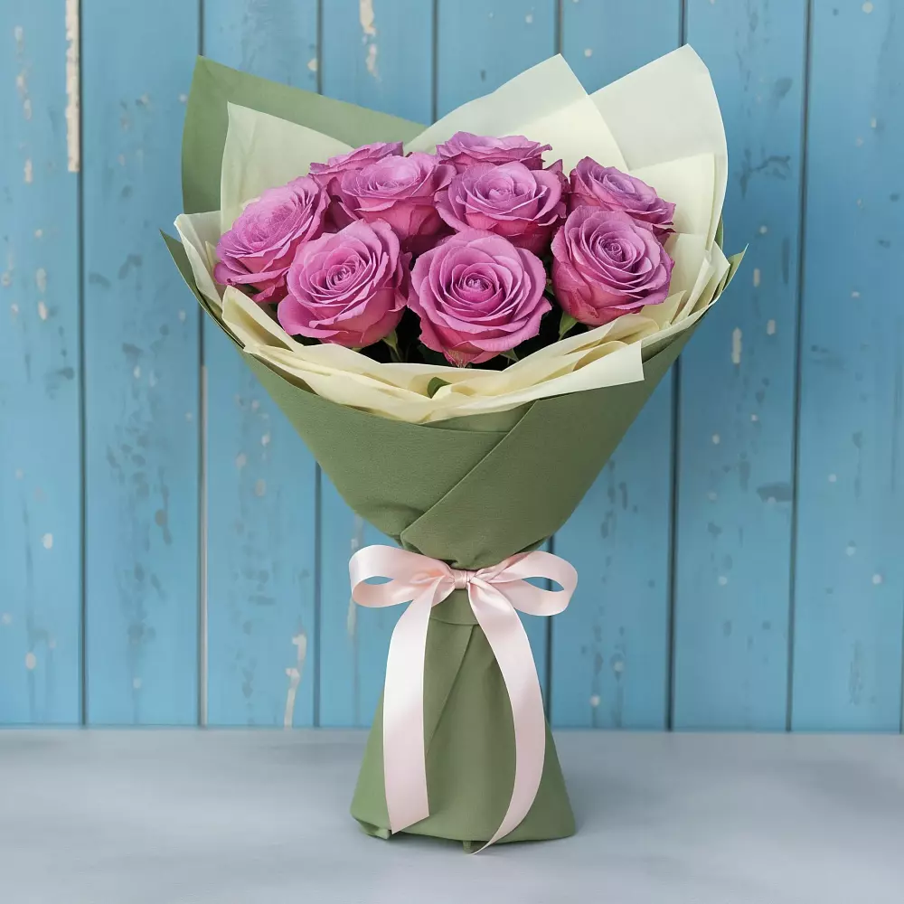 Букет Розы Фёрст Леди в Старокучергановке