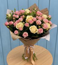 Букет цветов из:  Розы в Старокучергановке
