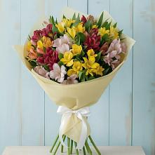 Букет цветов из:  Альстромерии в Старокучергановке