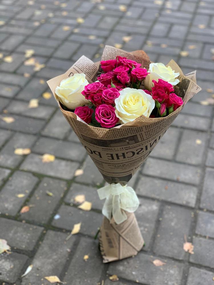 Букет цветов из: Розы в Старокучергановке