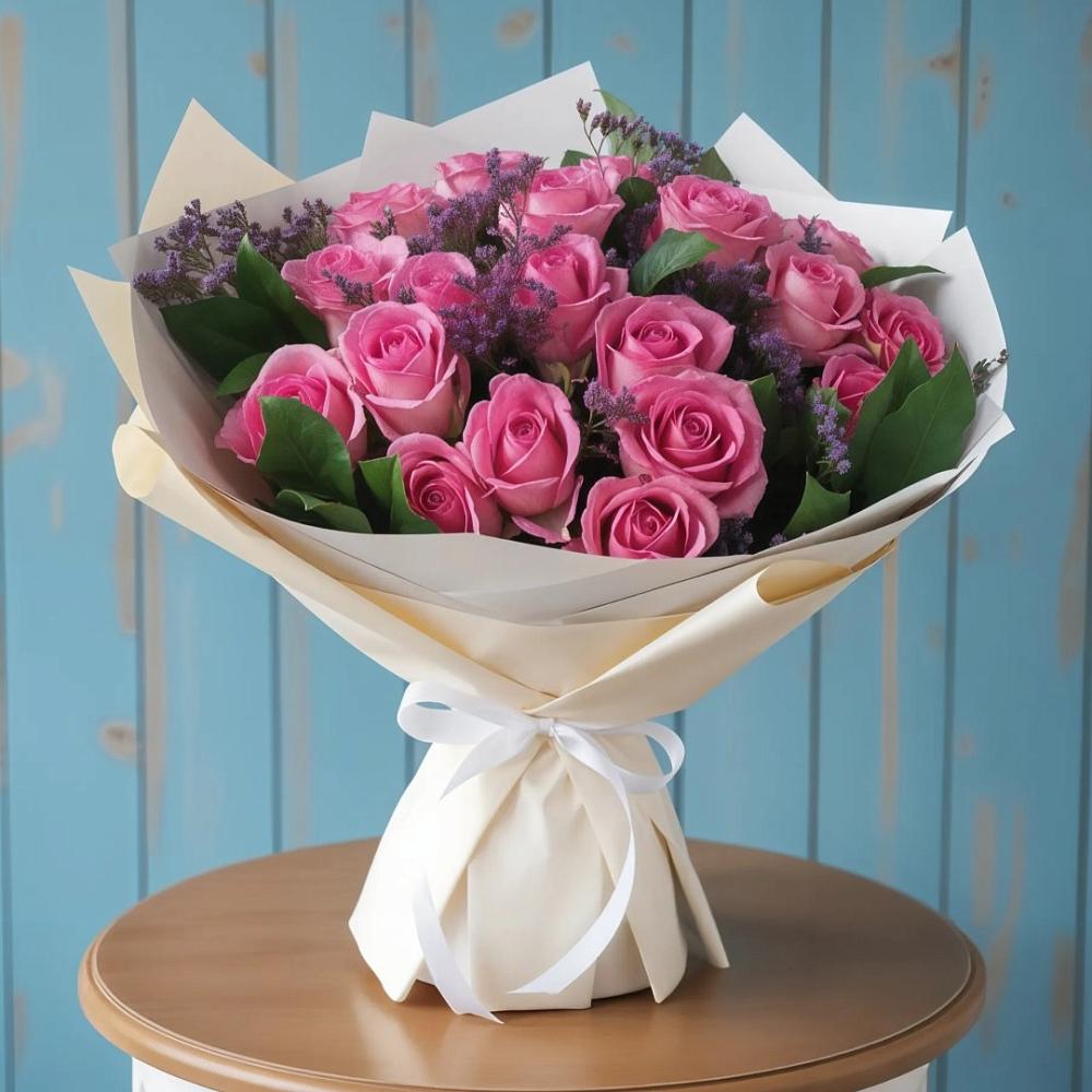 Букет цветов из: Розы в Старокучергановке