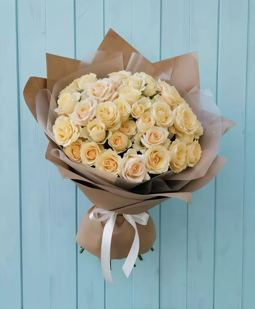 Букет Кремовое облако в Старокучергановке