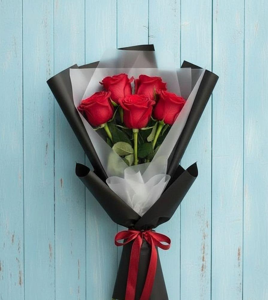 Букет цветов из: Розы в Старокучергановке